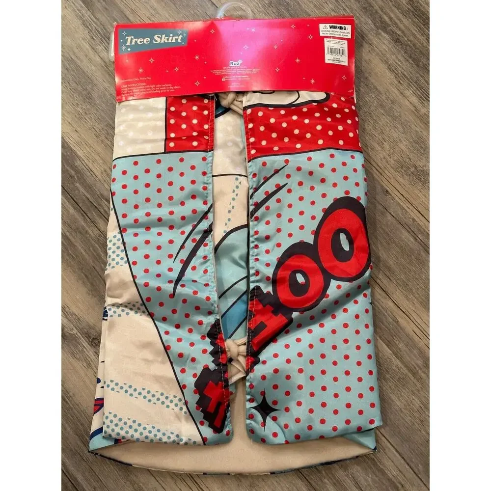 Retro Reimagined Disney Princess Christmas Tree Skirt 48